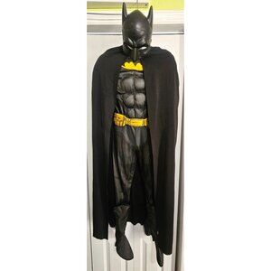 Batman Muscle Costume 8-10 Cape Mask Justice League DC Cape Mask Superhero Boys